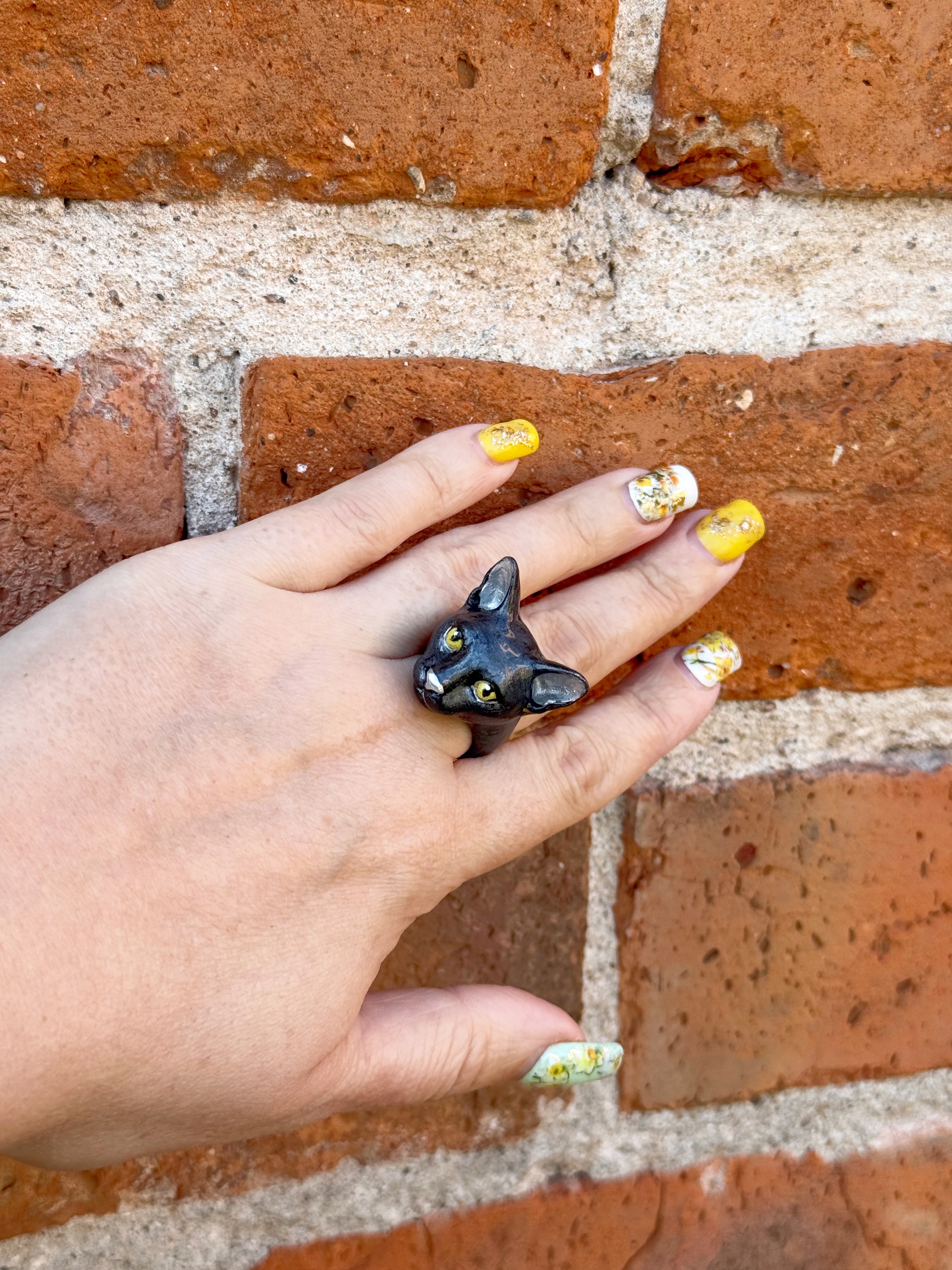 Кольцо "Кошка"