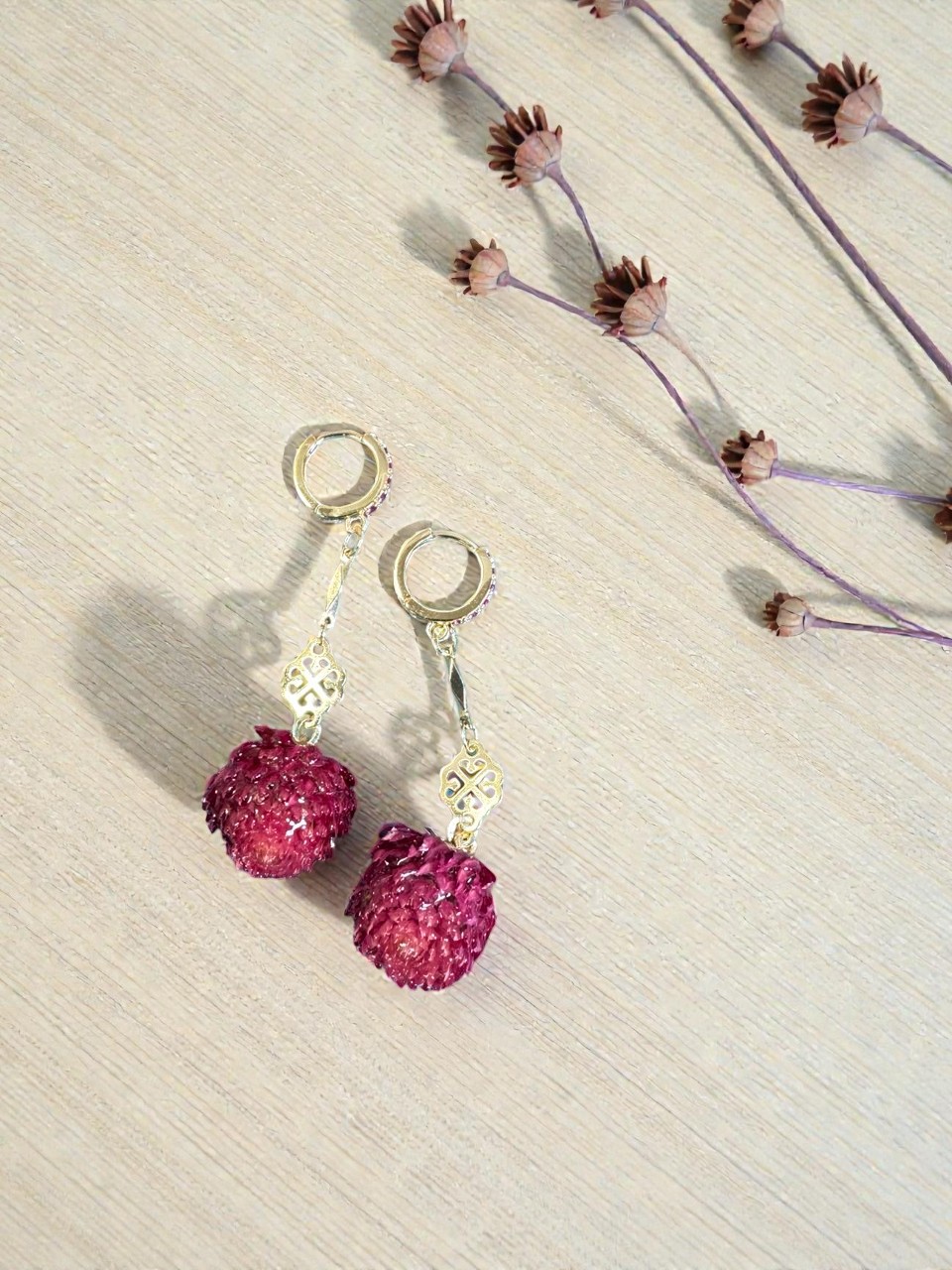 Серьги "Клевер"